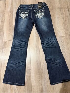 ZCO Jeans Size 13 Dark Wash Rhinestone. NWT
